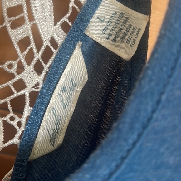 Derek Heart, Back lace tank, size Large - Picture 6 of 6